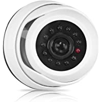 kwmobile Cámara de vigilancia Falsa - Cámara simulada de Seguridad con luz LED Parpadeante - Camara disuasoria para…